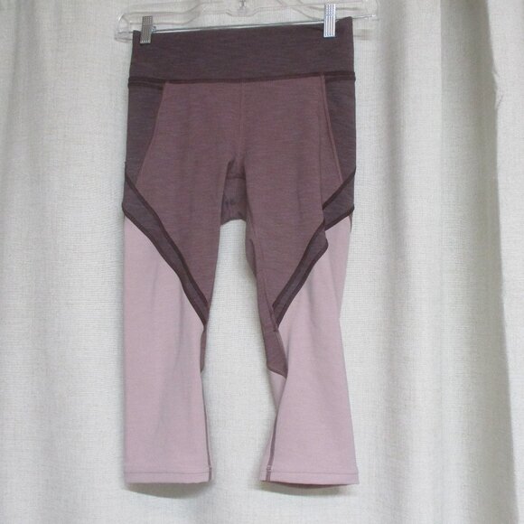 lululemon athletica Two-Tone Leggings - Brown and Pink - Picture 1 of 5
